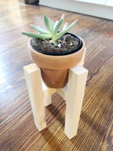 DIY Mid-Century Plant Stand