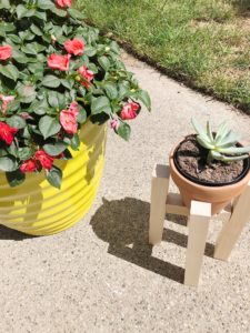 DIY Mid-Century Plant Stand