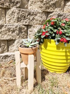 DIY Mid-Century Plant Stand