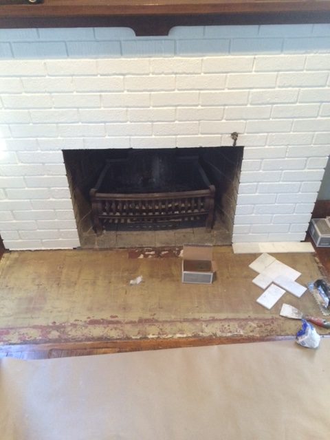 Fireplace Before