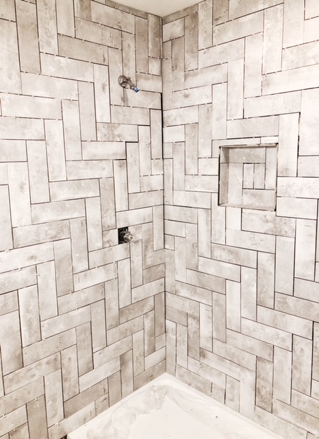 bathroom tile remodel