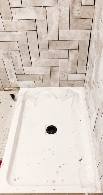 bathroom tile remodel