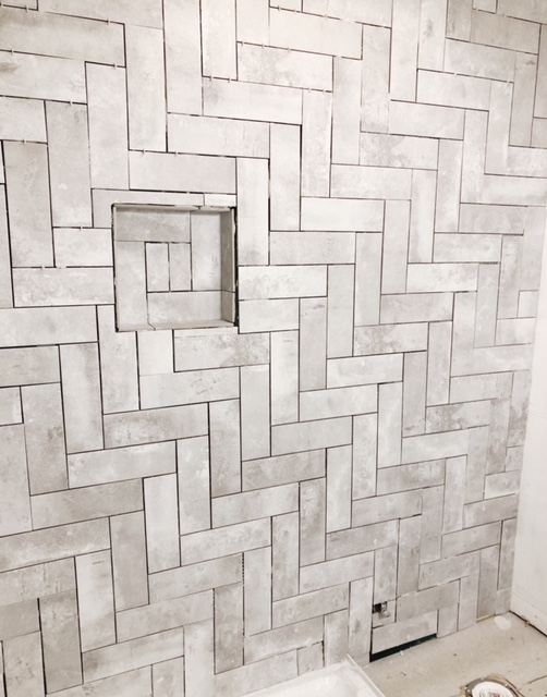 bathroom tile remodel