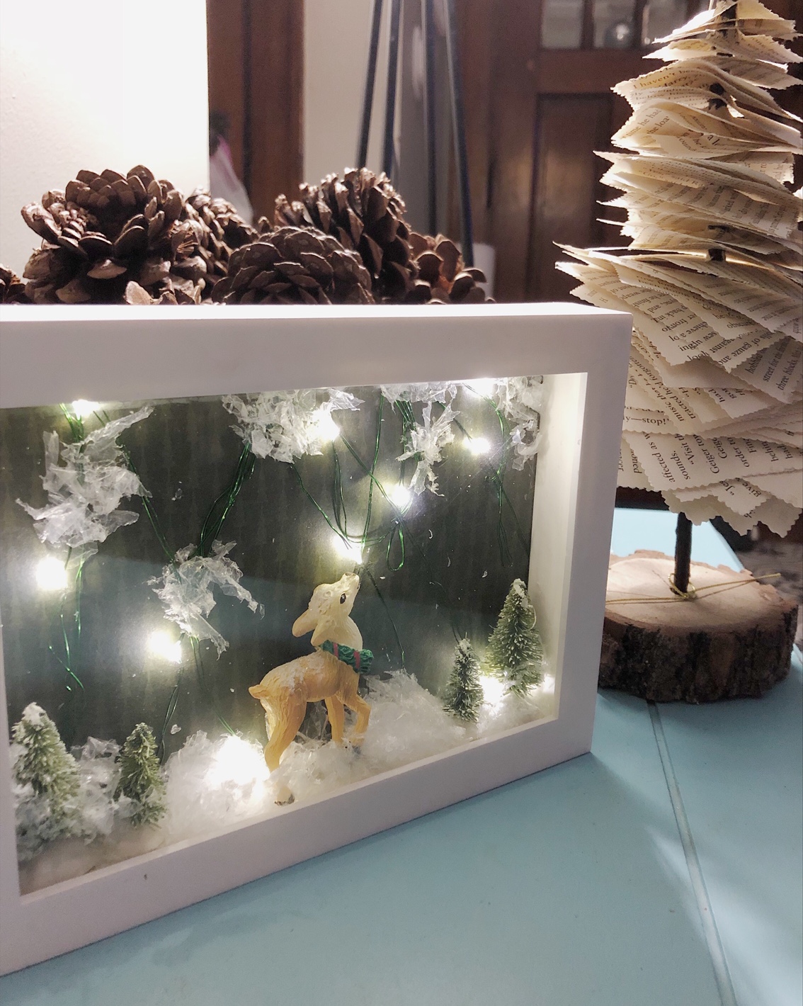 Holiday Shadow Box DIY