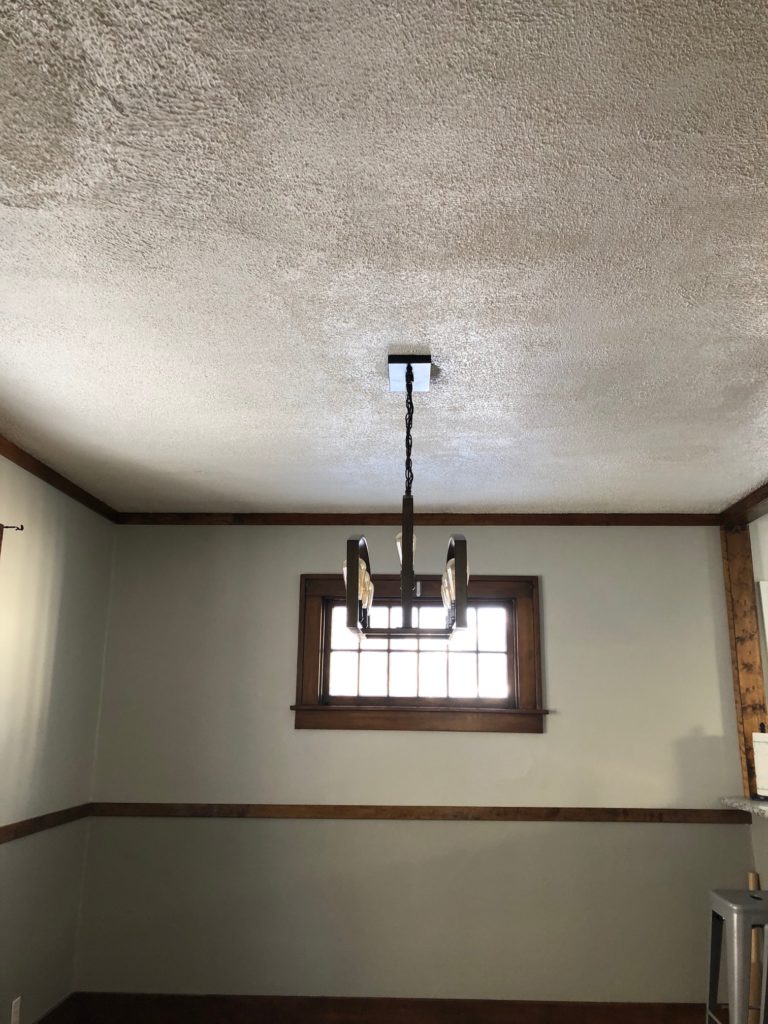 Coffered Ceiling with Plywood Renovating Mapleson Manor