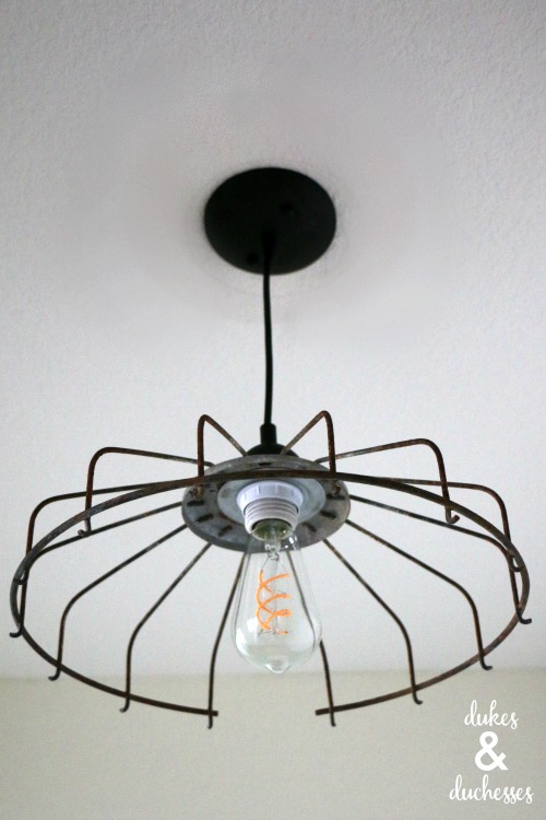Upcycled Light Fixture