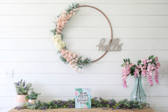 Upcycled Spring Wreath