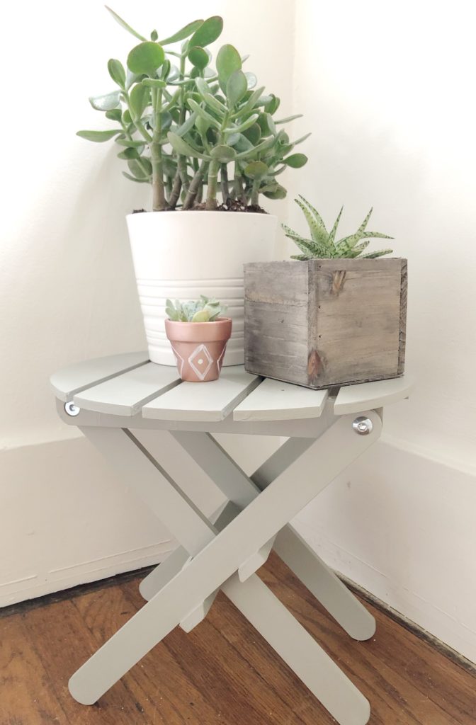 Chalk Paint Plant Stand