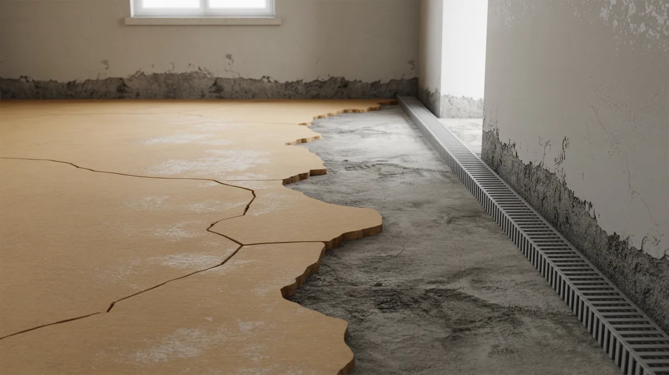 Realistic comparison of simple crack repair versus basic basement waterproofing system.
